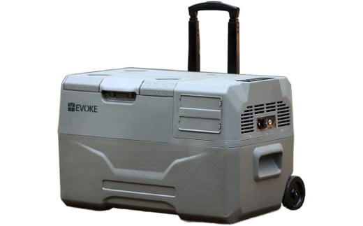 119-3_[EVOKE/イヴォーグ公式] GLAZE30 ポータブル冷蔵30L(グレー)| ポータブル冷蔵庫 車載冷蔵庫 30L ポータブル冷凍庫 車載 冷蔵庫 車載用冷蔵庫 クーラーボックス GLAZE グレイズ -20℃〜20℃ アウトドア キャンプ AC DC 12V 24V バッテリー別売り 愛知県 岐阜県 名古屋 acct EVOKE