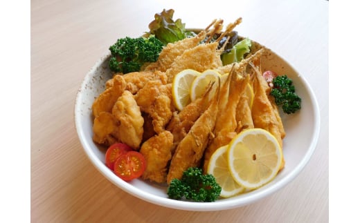 ふぐ おつまみ 4点 セット 詰合せ 魚 加工品 詰め合わせ 唐揚げ からあげ 串揚げ フグ つまみ 松村産業 |HG001007 2057603 - 山口県萩市