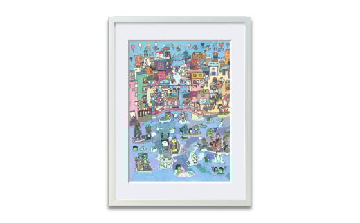 アート作品「水の都・ヴェネチア」（大）【 絵画 インテリア アート 芸術品 美術品 】