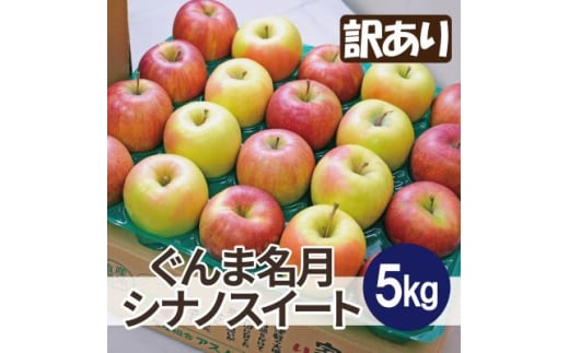 ＜25年12月より順次発送＞糖度13度以上保証! ぐんま名月×シナノスイート 約5kg 訳あり【1613318】 2096924 - 青森県黒石市