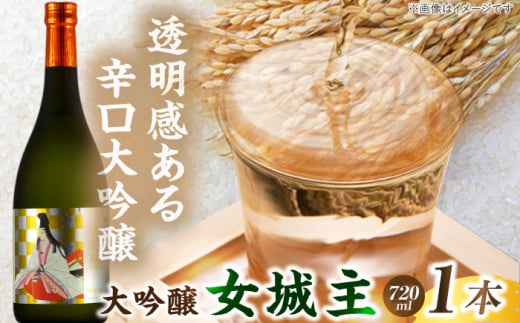【お中元期間に発送】女城主 大吟醸 720ml / 日本酒 お酒 地酒 銘酒 / 恵那市 / 岩村醸造 