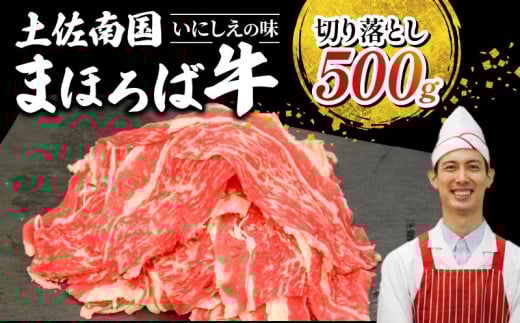 土佐南国まほろば牛切り落し 500g | ご家庭用 高知産 南国 まほろば 牛肉 牛丼 薄切り 切り落とし 焼き肉 すき焼き 赤身 パック 冷凍 人気 牛肉赤身 すき焼き