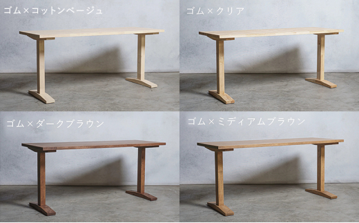 [№5331-7293]0496木製 パソコンデスク ゴム材 エ型 W120×D60×H70ｃｍ 選べる4色 岐阜県 安八町 コットンベージュ