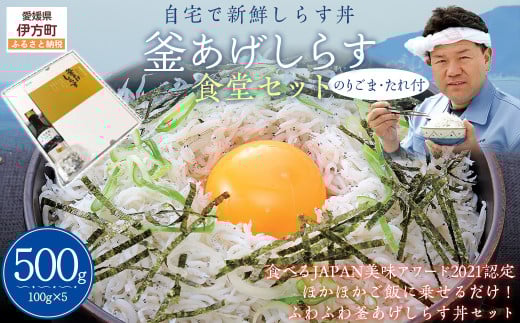 【自宅で新鮮しらす丼】釜あげしらす食堂セット◇ 【 ふるさと納税 人気 おすすめ ランキング しらす シラス 釜あげしらす 釜揚げ おかず ご飯 ご飯のお供 おにぎり 愛媛県 伊方町 送料無料 】 IKTB026  2112200 - 愛媛県伊方町