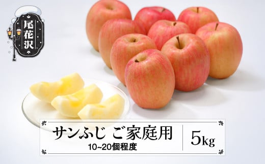 先行予約 訳あり りんご サンふじりんご 5kg (10～20個程度) 無印品 11月中旬頃~発送 2025年産 令和7年産 山形県産  フルーツ 果物 佐竹物産 sb-risfw5 2112687 - 山形県尾花沢市