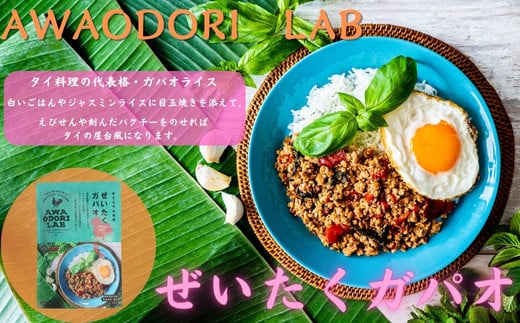 阿波尾鶏ぜいたくガパオ　10食