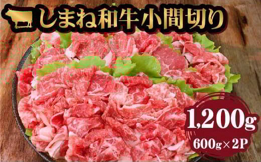 藤増 しまね和牛小間切り 1200g 1255551 - 島根県出雲市