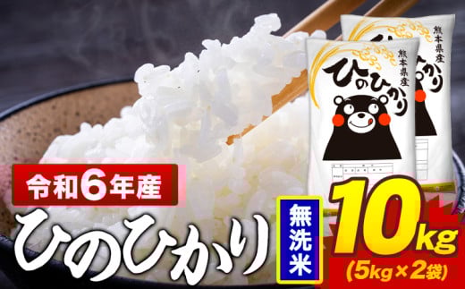 令和6年産 無洗米 米 ひのひかり 10kg《7-14日以内に出荷予定(土日祝除く)》熊本県 菊池市 国産 熊本県産 精米 無洗米 送料無料 ヒノヒカリ こめ お米  2132645 - 熊本県菊池市