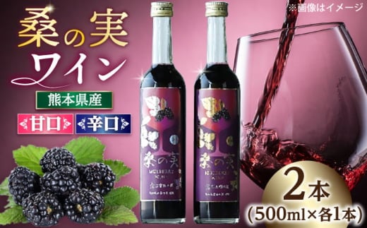 【お中元対象】桑の実 ワイン （甘口・辛口） 500ml×2本【株式会社 峯樹木園】 [AYBM006]