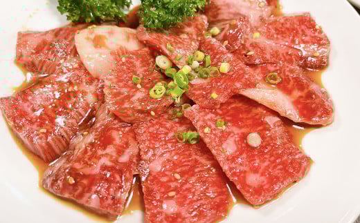 博多和牛A4ランク以上 焼肉用タレ漬 約1.1kg（約550g×2個） 牛肉 和牛 国産牛 牛 お肉 肉 焼肉用 タレ漬 たれ漬 バラ 肩ロース ウデ 焼肉 焼き肉 味付き肉 味付き 九州 福岡県 苅田町 冷凍 2132293 - 福岡県苅田町