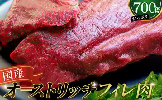 国産オーストリッチフィレ肉700g [No.066] 706104 - 埼玉県美里町