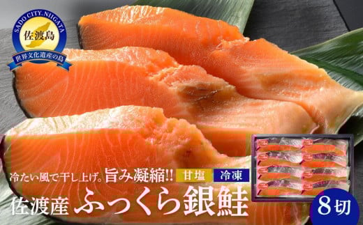佐渡産ふっくら銀鮭（8切） 2002486 - 新潟県佐渡市