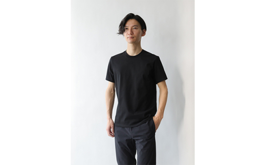 ブラック LLサイズ メンズ 10Years 26ゲージ スムースコットン クルーネックTシャツ【1584340】