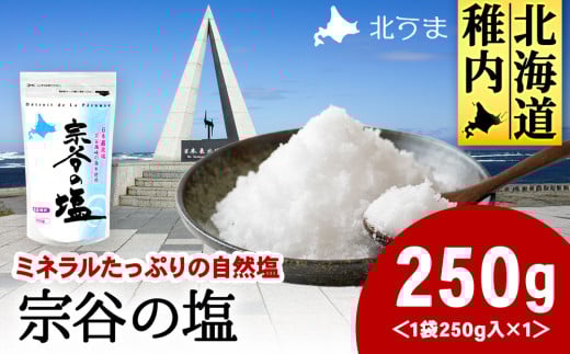 稚内ブランド認定品 宗谷の塩250g×1袋 2133371 - 北海道稚内市