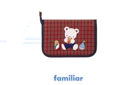[ファミリア(familiar)]母子手帳ケース(510300) XF(赤系チェック) サイズ:001
