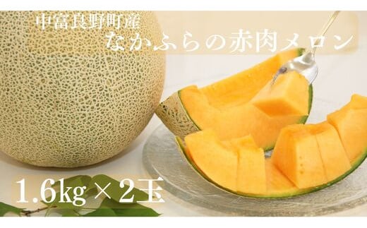 【2025年発送】なかふらのメロン 2玉（計3.2kg～）