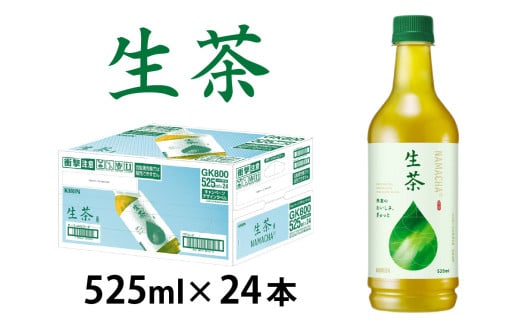 キリン 生茶 525ml ペットボトル × 24本 [B-00818]