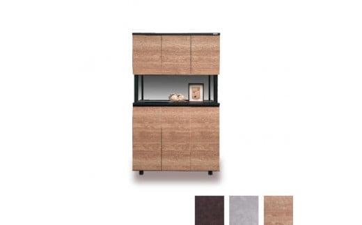 大川家具 シューズボックス スイートピー1200H 幅120cm 靴箱 収納[3色]