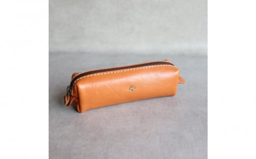 定番ＢＯＸペンケース| Sサイズ 【キャメル】 博多革工房 Japlish | ジャプリッシュ