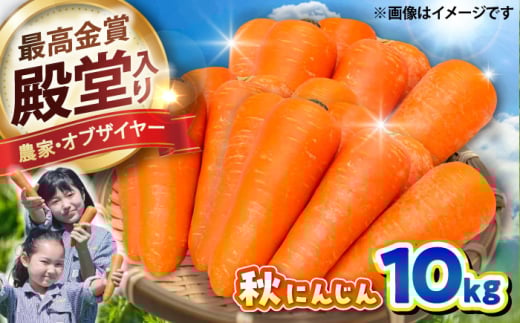 【2025年12月順次発送】秋にんじん10kg / にんじん ニンジン 野菜 β-カロテン 食物繊維 抗酸化作用 栄養満点 熊本県産 菊陽町　【株式会社 まゆみ農園】 [BHCW006]