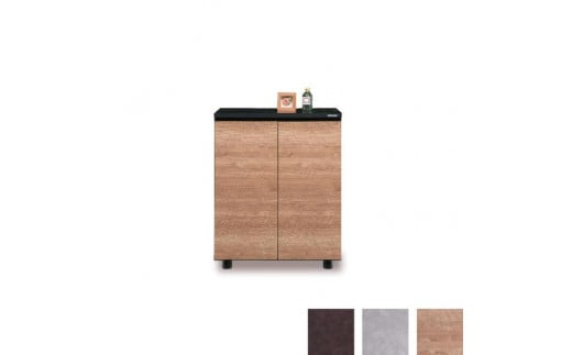 大川家具 シューズボックス スイートピー800L 幅80cm 靴箱 収納[3色]
