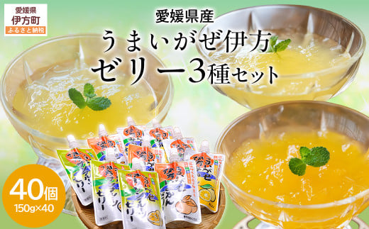 【愛媛県産】うまいがぜ伊方ゼリー3種セット4箱 ※離島への配送不可 【 ふるさと納税 人気 おすすめ ランキング みかん ミカン 蜜柑 ゼリー 伊予柑 サンフルーツ 飲むゼリー セット 詰合せ 朝食 おやつ クリエイト伊方 愛媛県 伊方町 送料無料 】 IKTI016  2113676 - 愛媛県伊方町
