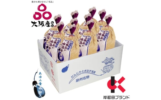 【先行受付】あゆみの泉州水なすぬか漬け小袋包 10個詰ケース 【令和7年5月大型連休明け～順次発送】 [№5385-0402]