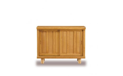 大川家具　シューズボックス　和光1100L　幅110cm  靴箱 収納