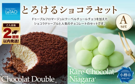 とろけるショコラセットA フロマージュ チョコレート チーズ 生クリーム ワイン 洋菓子 ケーキ お取り寄せ ギフト 