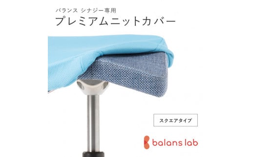 バランスシナジー専用プレミアムニットカバー（ライトブルー）スクエアシート用 はっ水加工【 バランス シナジー カバー 大阪府 門真市 】 2040640 - 大阪府門真市