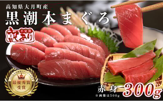 【訳あり】本マグロ 赤身300g 不定貫 養殖マグロ 高知県産 指定日発送可能 2148200 - 高知県大月町