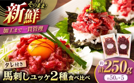 「フジチク」ユッケ2種の贅沢食べ比べセット【株式会社フジチク】 [BHAD109]