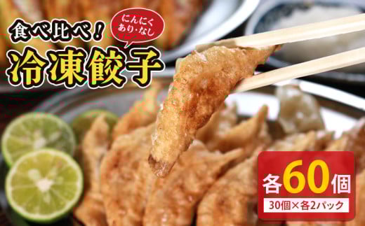 冷凍餃子 選べる容量 にんにくあり なし 食べ比べセット 各 2個 餃子 セット ぎょうざ ギョウザ にんにく 青森 肉 お肉 豚肉 豚 鶏肉 鳥 おつまみ 加工品 肉汁 惣菜 お弁当 冷凍ストック 寺岡商店 香川県 丸亀市