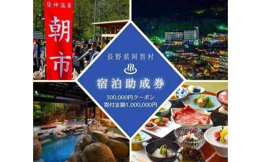 阿智村温泉施設等 宿泊助成券 (300,000円分）｜ 信州 長野 昼神温泉 旅館 宿  宿泊 泊り お泊り 国内旅行 トラベル 観光 星空 スタービレッジ 花桃 温泉