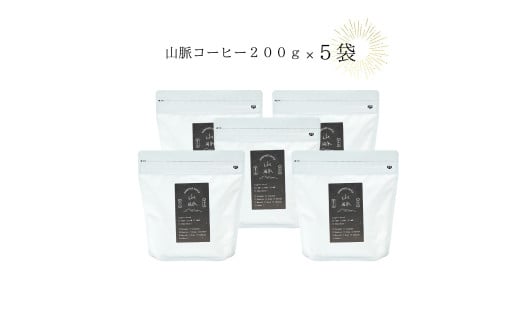 1040 喫茶室山脈【コーヒー豆200g×5袋セット】 2149791 - 岐阜県各務原市
