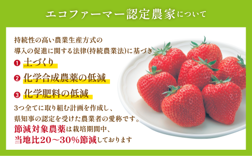 土作りからこだわり、このあまおうの品質が提供されています。