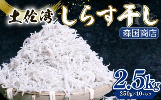 【土佐湾からの贈りもの】しらす干し2.5kg（250g×10パック）|しらす干し 釜揚げ ごはん 丼 パスタ チャーハン サラダ 魚 料理 高知県 南国市 シラス しらす ちりめん じゃこ かちり 小魚 魚貝 魚貝類 しらす シラス 海鮮 しらす丼 シラス丼 ふるさと納税しらす しらす おすすめ 高知産しらす 高知県産しらす 米 こめ コメ に合う