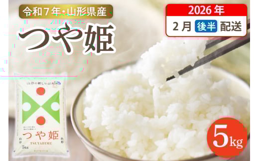 【令和7年産米】☆2026年2月後半発送☆ 特別栽培米 つや姫 5kg（5kg×1袋）山形県 東根市産　hi003-150-023-1 1238446 - 山形県東根市