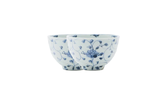 岡晋吾 天平飯碗 染付万暦 2点 ARITA PORCELAIN LAB(アリタポーセリンラボ)