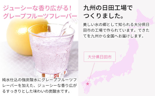 炭酸水 たんさんすい 炭酸 たんさん 水 飲料水 みず 定期便 単品 グレープフルーツ 