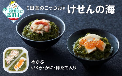 【田舎のごっつお】ご飯のお供 けせんの海 めかぶ 200g×1個 いくら・かに・ほたて入り 【 松前漬け 海鮮 海鮮丼 海鮮漬 海産物 海藻 2種 食べ比べ おかず おつまみ 冷凍 】RT2807