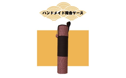 【ハンドメイド】ハンドメイド　クラフト線香ケース　PPラタン・ピーチツリー―線香ケース 線香 ハンドメイド 手作り【smo016】