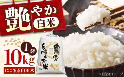 お米 農家自慢のお米 こだわりのにこまる 山田米 白米 10kg 米 こめ ブランド米 大粒 安心 安全 オススメ 人気 広島県福山市/株式会社吉川 [BAFU001]