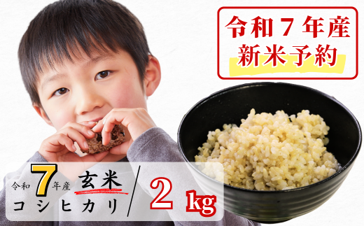 《令和7年産新米予約・10月ごろよりお届け開始》玄米 2kg 令和7年産 コシヒカリ 岡山 あわくら源流米 K-aa-AECA 2139452 - 岡山県西粟倉村