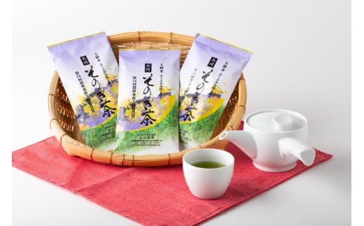 お茶　そのぎ茶 【第74回全国茶品評会-最高賞受賞-】そのぎ茶（特上） 3袋入り [安田製茶 長崎県 東彼杵町 hs42bag170001] 茶 ちゃ お茶 おちゃ 緑茶 りょくちゃ 日本茶 茶葉