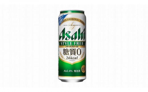 【定期便6回】【博多工場産】アサヒビール　スタイルフリー500ml ６缶パック×4 ケース入り