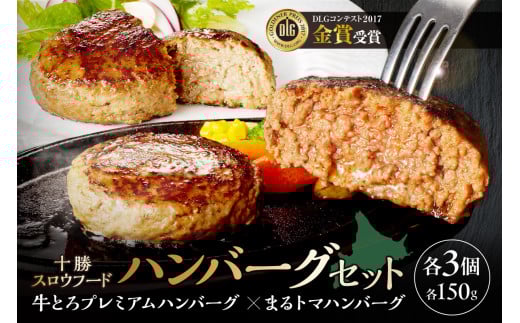 【北海道産牛肉100％】十勝スロウフード の 冷凍ハンバーグセット！ 冷凍 トマト ハンバーグ 夕飯 おかずに 簡単調理 焼くだけ_S006-0182 2142154 - 北海道清水町
