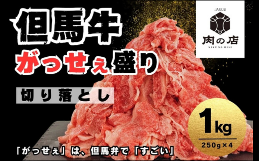 但馬牛　がっせぇ盛り（切落し・1kg）冷凍