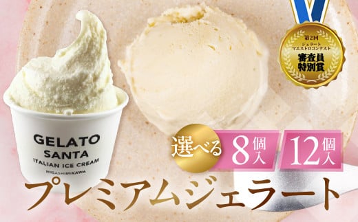 ジェラートマエストロコンテスト受賞＆プレミアムジェラート　12個入