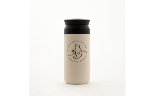 知床トコさんトラベルタンブラー ホワイト 350ml×1本【1341517】